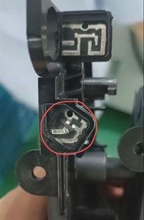 汽車門鎖霍爾和開關焊接線