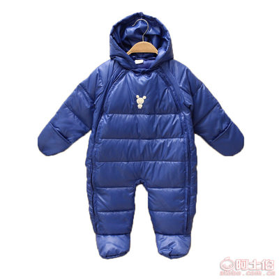 【咕咕屋秋冬熱銷新款嬰兒服裝兒童保暖羽絨哈衣加厚連體衣爬服寶寶連身衣20141001】平度市三金針織品加工廠 - 產品庫